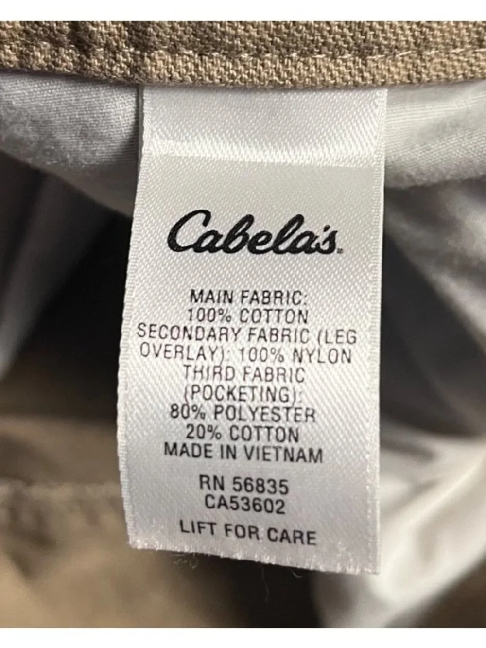Cabelas crafted outdoor